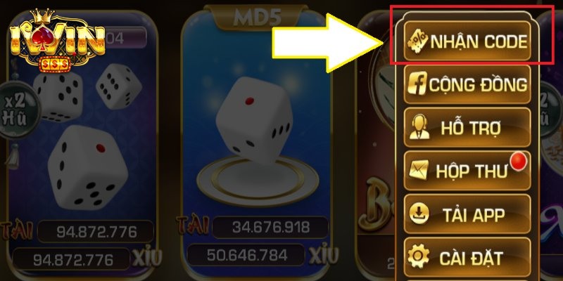 Nhận code Iwin 2 Nhận code trên trang chủ nhà cái